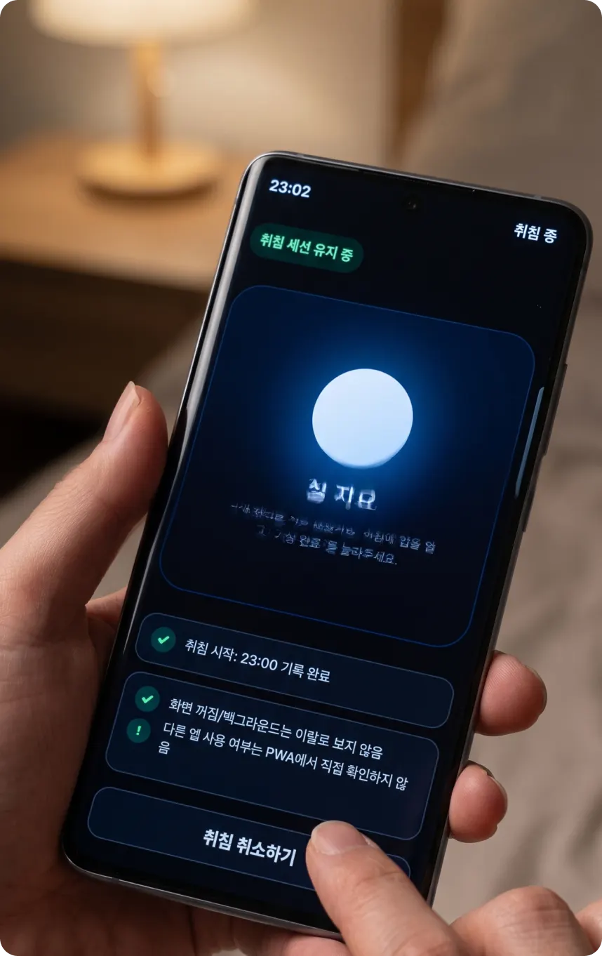 최소 8시간 수면으로 안정된 컨디션 확보